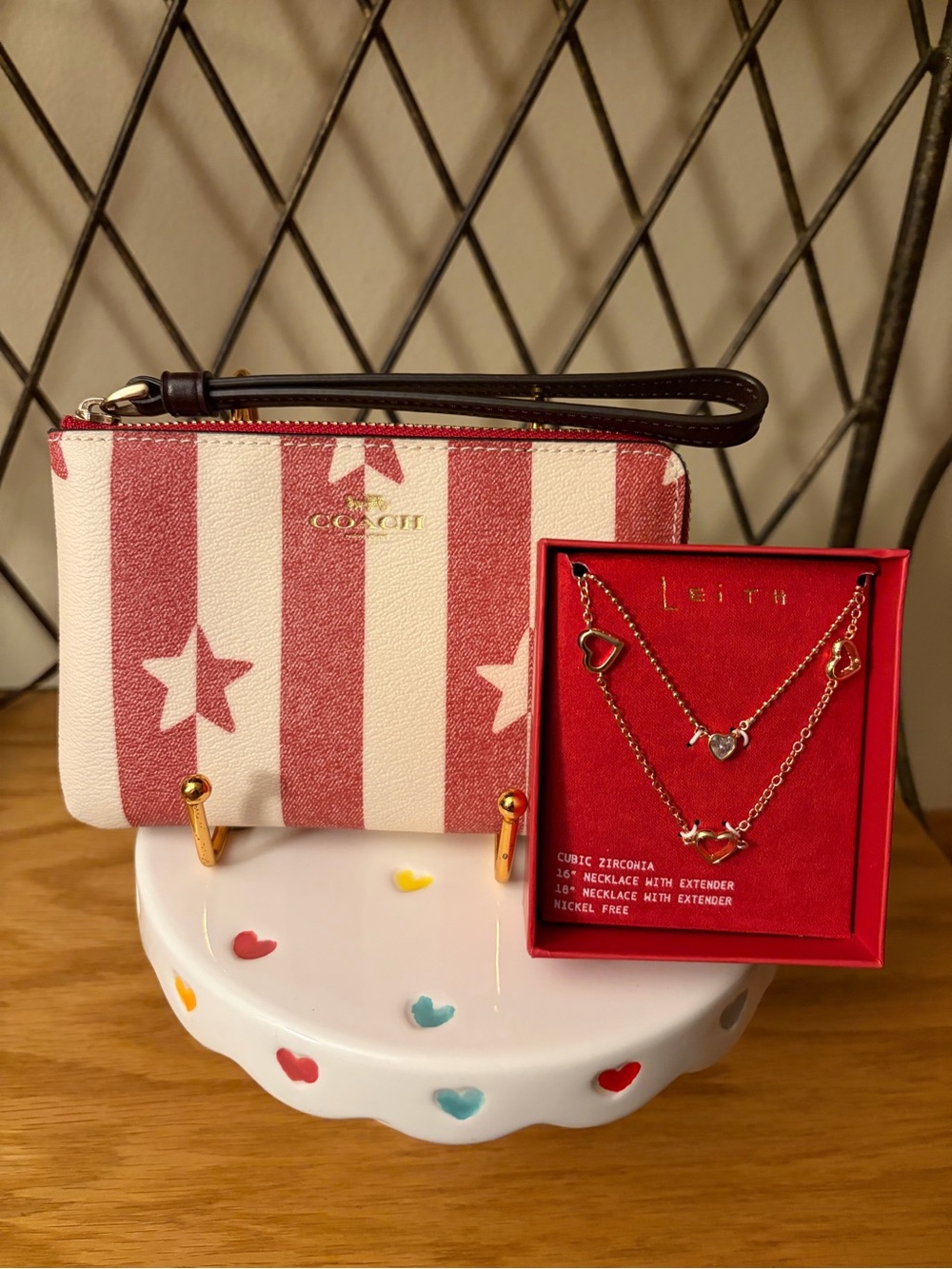 Coach Stars & Stripes Wristlet Nwot (bundle) - Picture 7 of 10